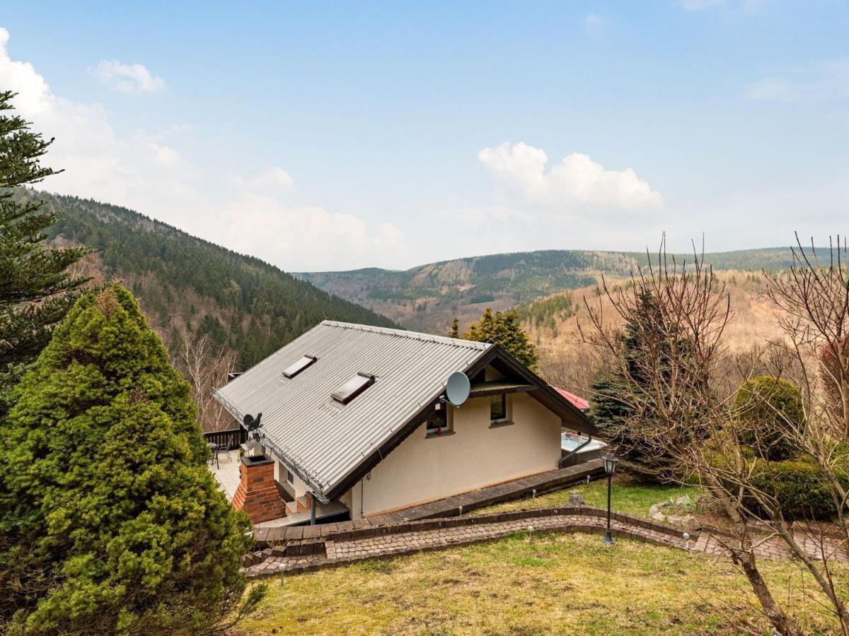 Majestic Holiday Home With Jacuzzi Unterschönau Eksteriør bilde