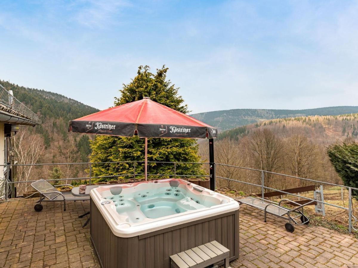 Majestic Holiday Home With Jacuzzi Unterschönau Eksteriør bilde