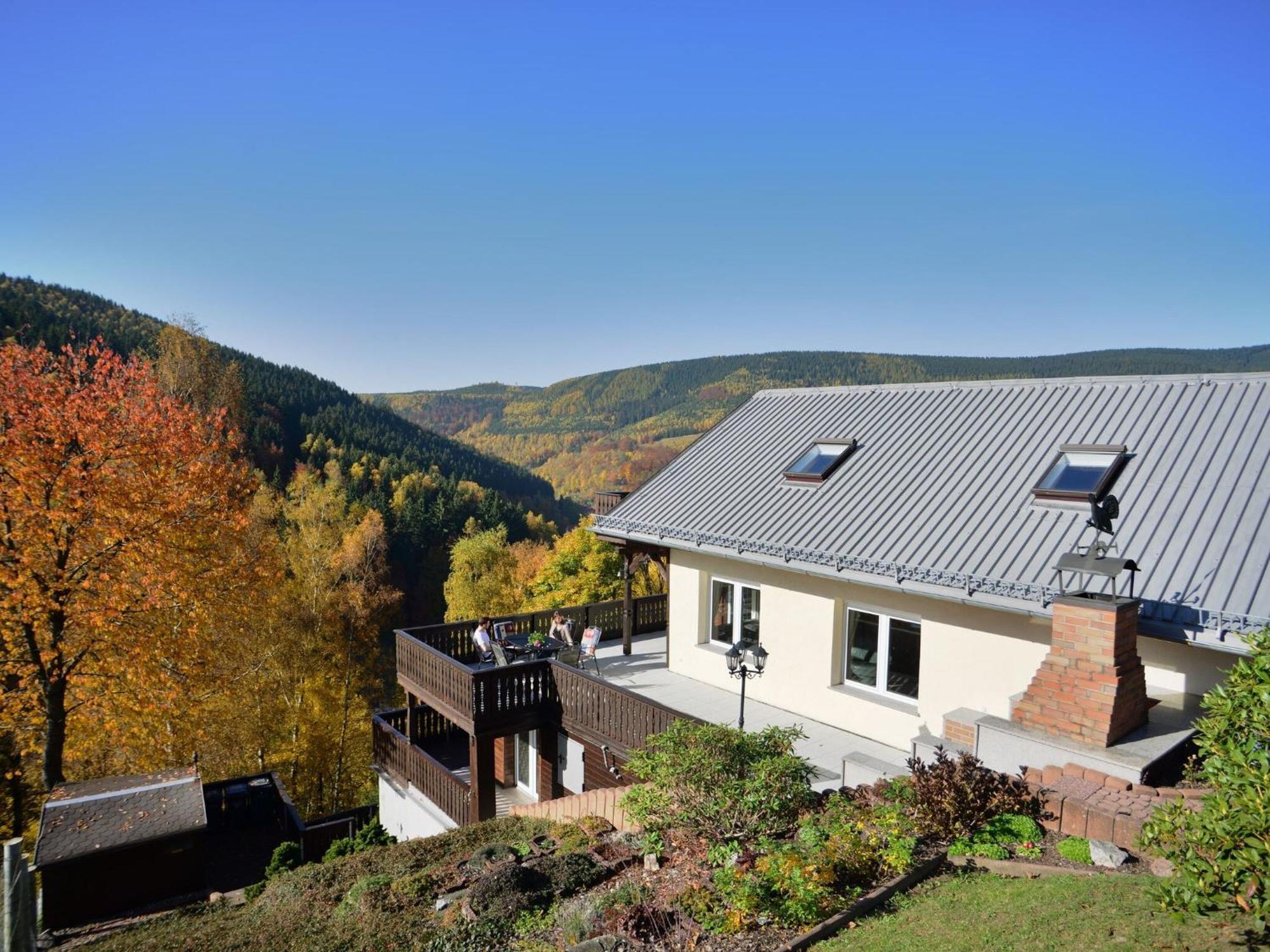 Majestic Holiday Home With Jacuzzi Unterschönau Eksteriør bilde